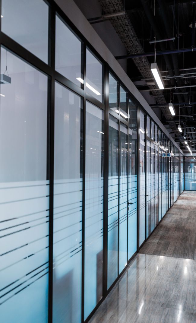 parede de vidro em Uberlândia