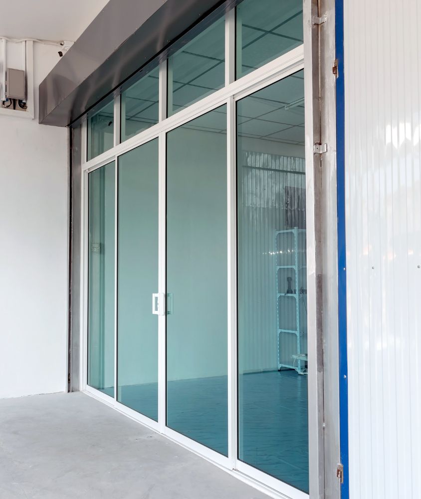 porta de vidro em Uberlândia